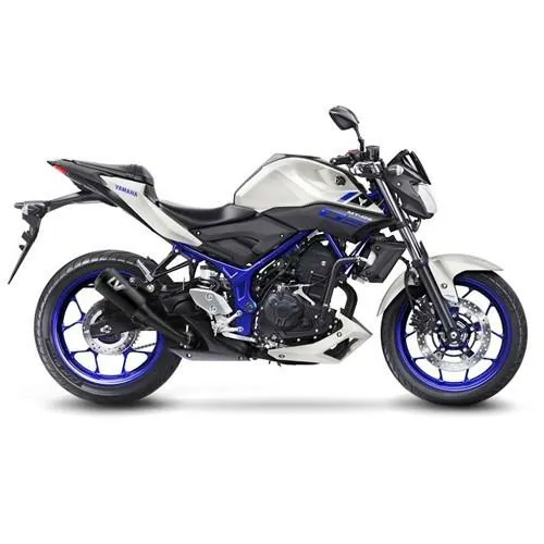 LEOVINCE YAMAHA YZF-R25 / YZF-R3 / MT-03 / MT-25 / 2014 2021 LV-10 FULL BLACK INOX silencer exhaust Not Approved 15212FB