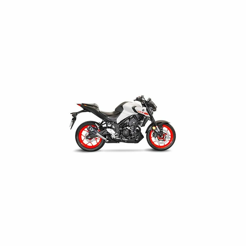 LEOVINCE YAMAHA YZF-R25 / YZF-R3 / MT-03 / MT-25 / 2014 2021 LV-10 CARBONE pot échappement NON HOM 15212C