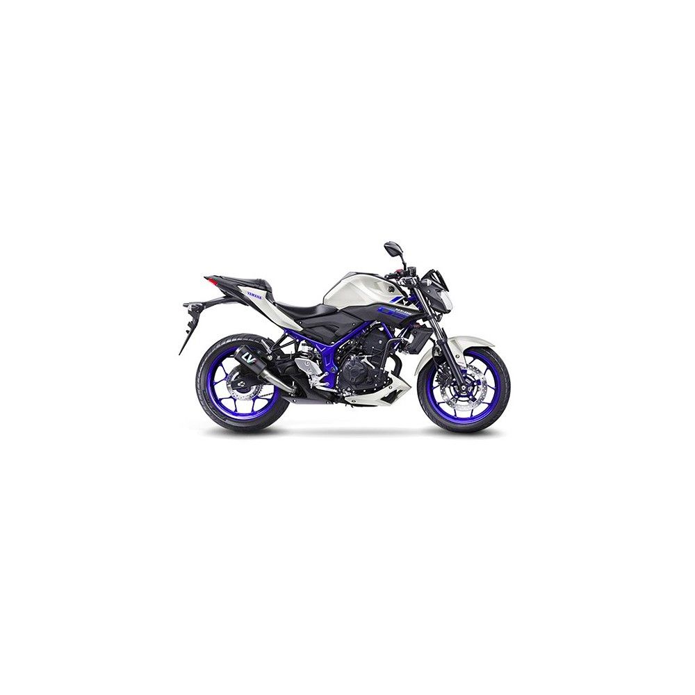 LEOVINCE YAMAHA YZF-R25 / YZF-R3 / MT-03 / MT-25 / 2014 2021 LV-10 CARBONE pot échappement NON HOM 15212C