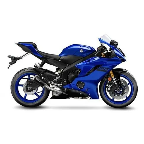 LEOVINCE YAMAHA YZF-R6 / 2006 2021 LV-10 BLACK INOX silencer exhaust Not Approved 15215B