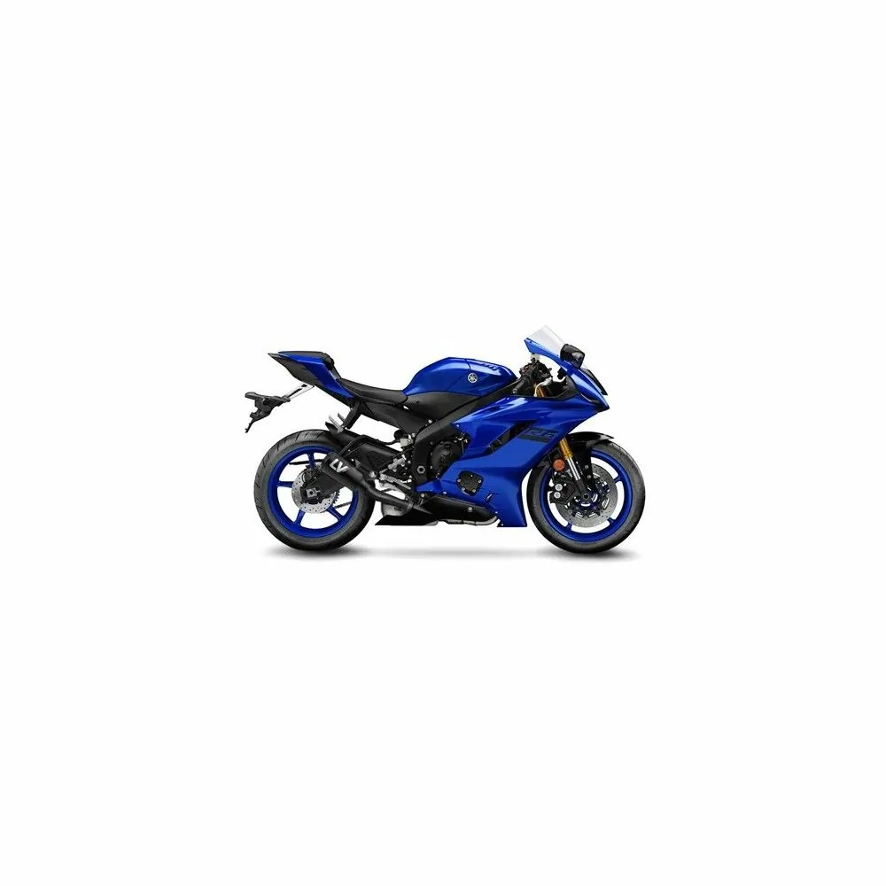 LEOVINCE YAMAHA YZF-R6 / 2006 2021 LV-10 FULL BLACK INOX silencer exhaust Not Approved 15215FB