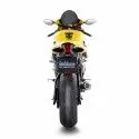 LEOVINCE YAMAHA YZF-R1/ M / 2015 2022 LV-10 BLACK INOX silencer exhaust Not Approved 15201B