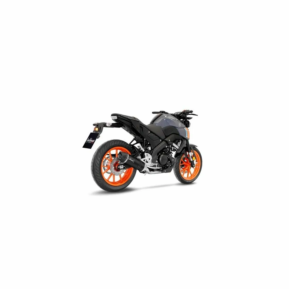 LEOVINCE complete system LV ONE EVO BLACK EDITION exhaust YAMAHA MT-125 / YZF-R125 / XSR 125 / 2021 2022 NOT approved 14365EB