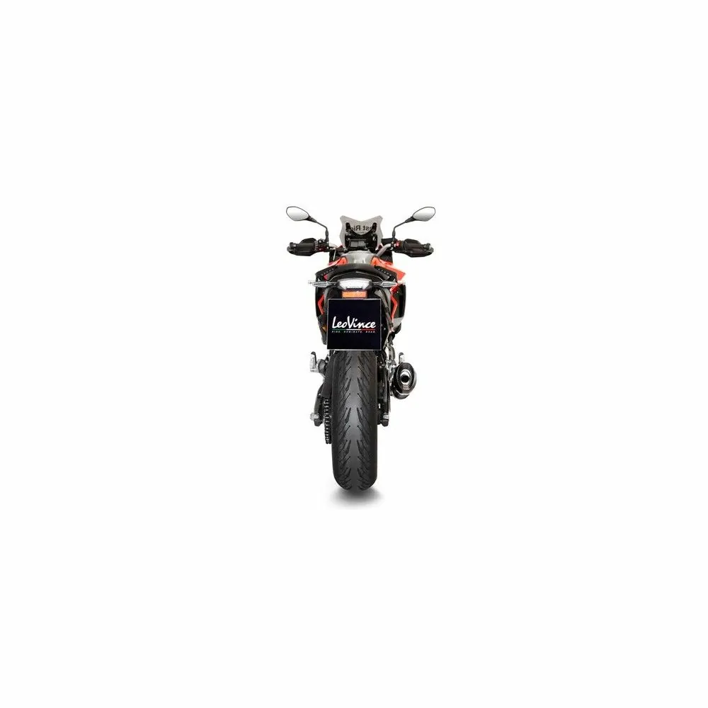 LEOVINCE BMW F 900 R / XR / 2020 2022 FACTORY S BLACK INOX silencer exhaust EURO 5 14353SB
