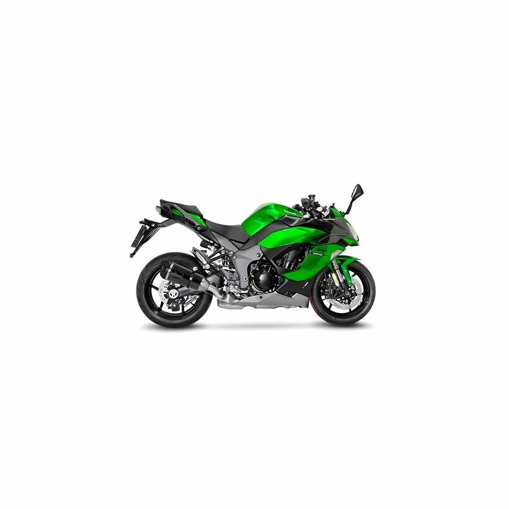 LEOVINCE KAWASAKI NINJA 1000 SX / TOURER / 2020 2022 FACTORY S BLACK INOX silencer exhaust EURO 5 14336SB