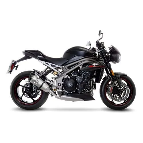 LEOVINCE TRIUMPH SPEED TRIPLE 1050 RS / S / 2018 2019 FACTORY S INOX pot échappement EURO 4 14279S