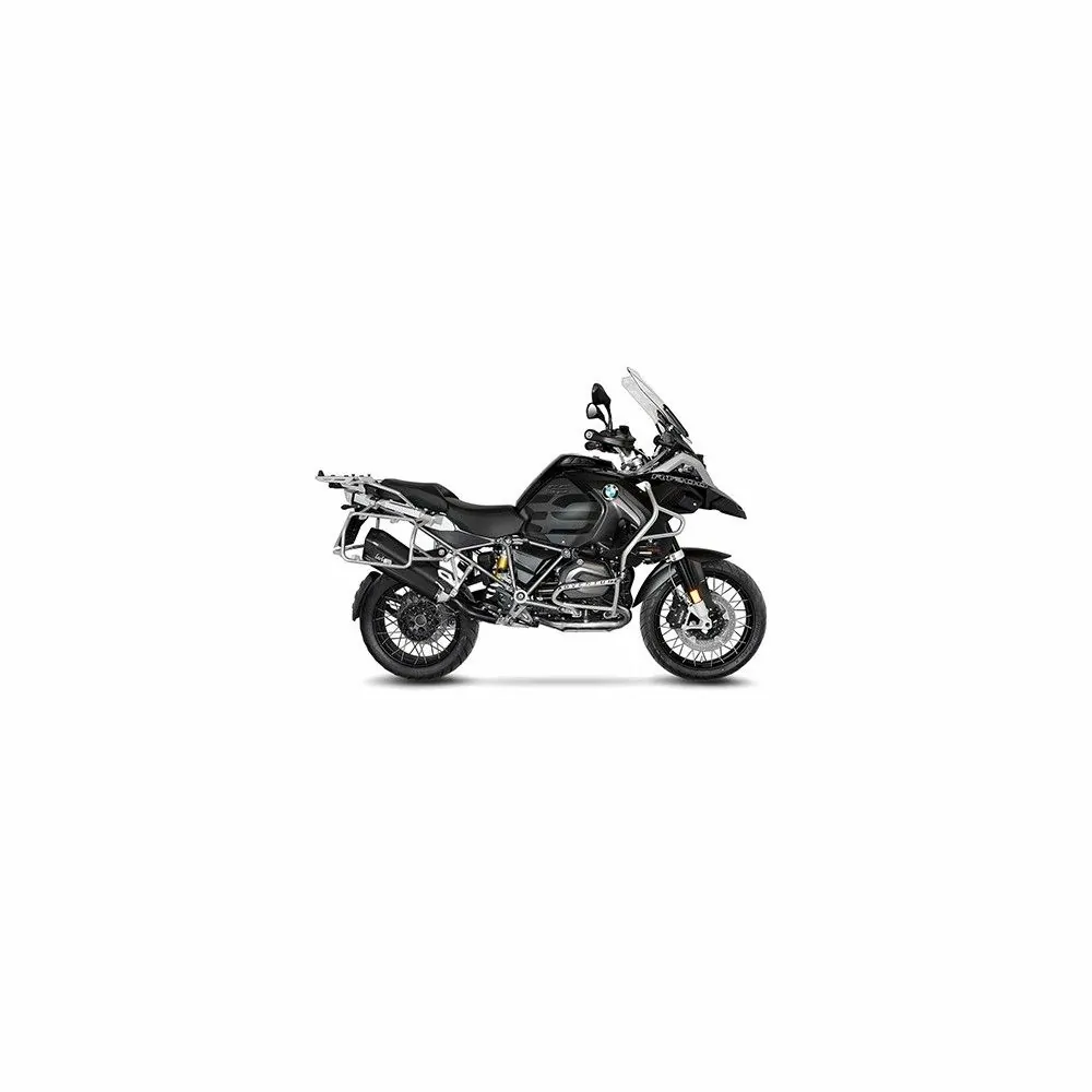 LEOVINCE BMW R 1200 GS / R 1250 GS / ADVENTURE / 2013 2022 LV-12 BLACK  INOX silencer exhaust EURO 4 15301B