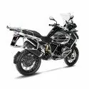 LEOVINCE BMW R 1200 GS / R 1250 GS / ADVENTURE / 2013 2022 LV-12 BLACK  INOX silencer exhaust EURO 4 15301B