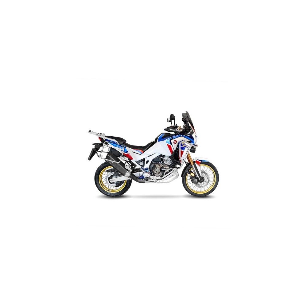 LEOVINCE HONDA AFRICA TWIN CRF 1100 L / ADV.SPORT / DCT / 2020 2022 LV-12 BLACK INOX pot échappement EURO 5 15302B