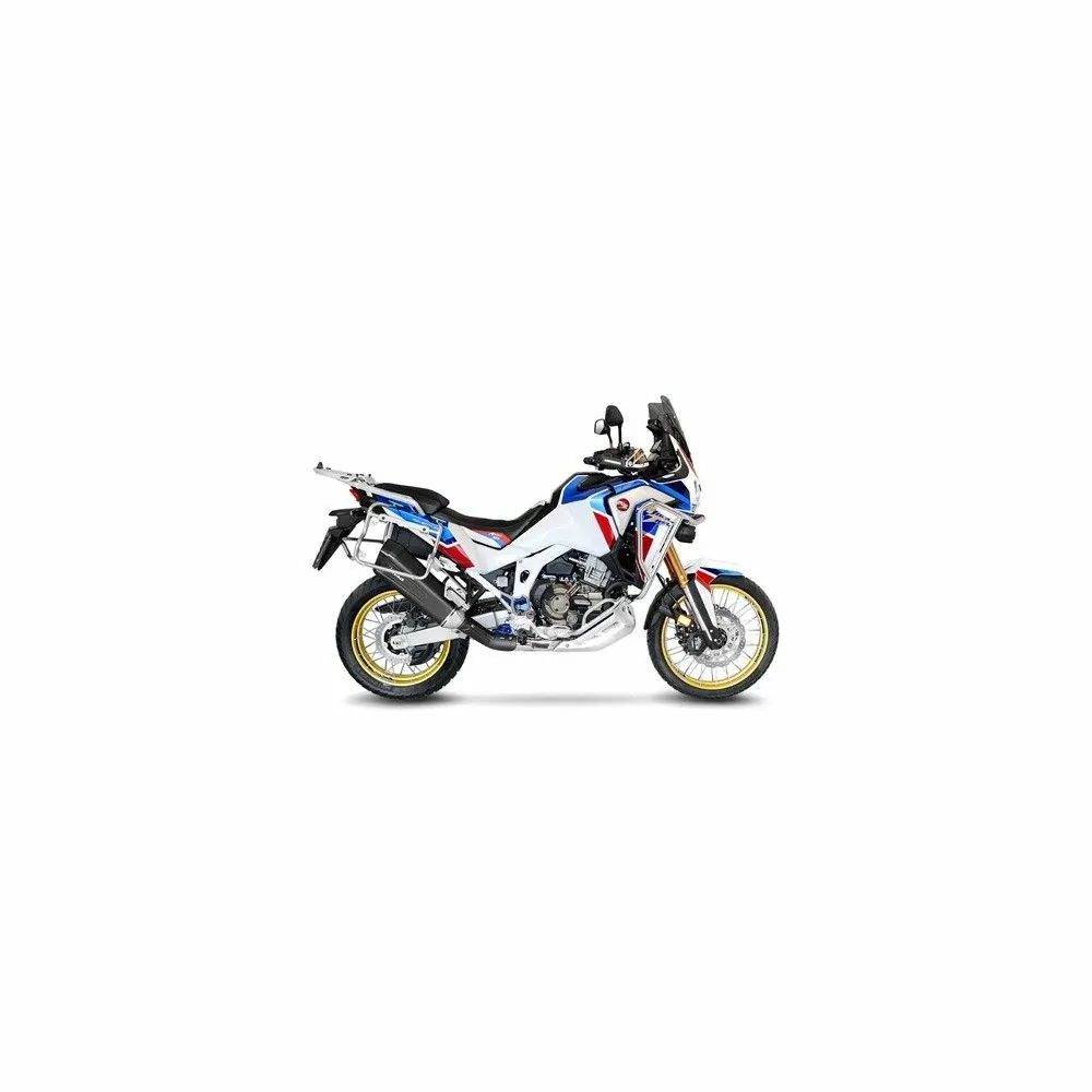 LEOVINCE HONDA AFRICA TWIN CRF 1100 L / ADV.SPORT / DCT / 2020 2022 LV-12 BLACK INOX silencer exhaust EURO 5 15302B