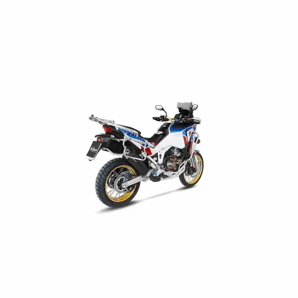 LEOVINCE HONDA AFRICA TWIN CRF 1100 L / ADV.SPORT / DCT / 2020 2022 LV-12 BLACK INOX silencer exhaust EURO 5 15302B