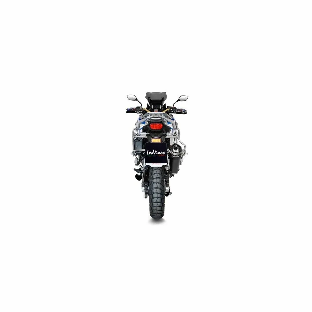 LEOVINCE HONDA AFRICA TWIN CRF 1100 L / ADV.SPORT / DCT / 2020 2022 LV-12 BLACK INOX silencer exhaust EURO 5 15302B