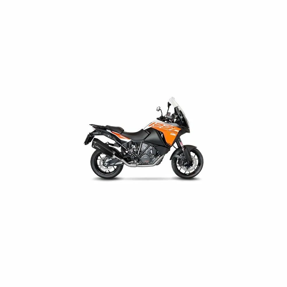 LEOVINCE  KTM 1050  / 1190 / 1090 / 1290 / 1090 /  R / ADVENTURE / R / 2013 2020 LV-12 BLACK INOX silencer exhaust EURO 4 15300B
