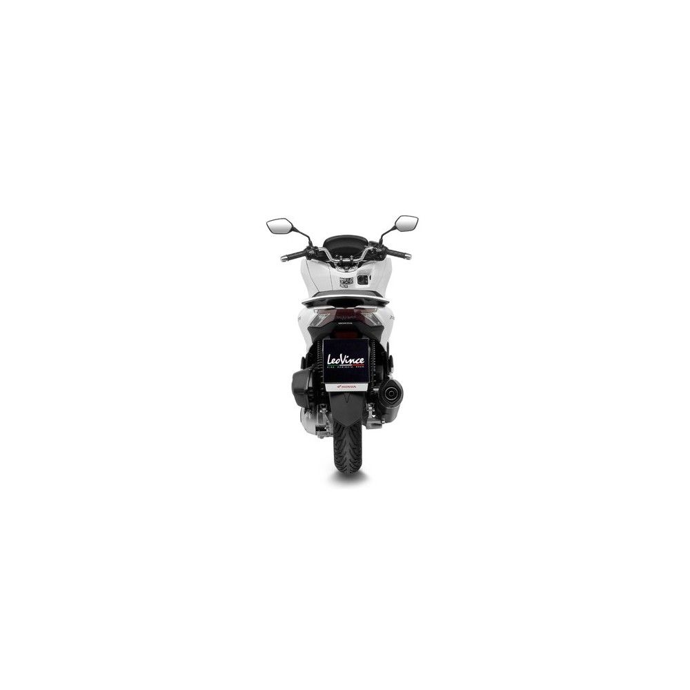 LEOVINCE HONDA PCX 125 / 2021 2022 NERO INOX ligne complète NON HOM 14081