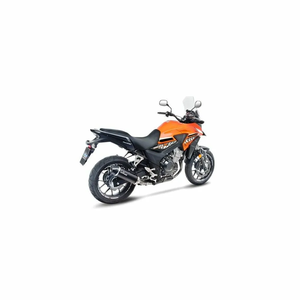LEOVINCE HONDA CB 500 X / F / CBR 500 R / 2016 2018 NERO INOX pot d'échappement EURO 4 14050