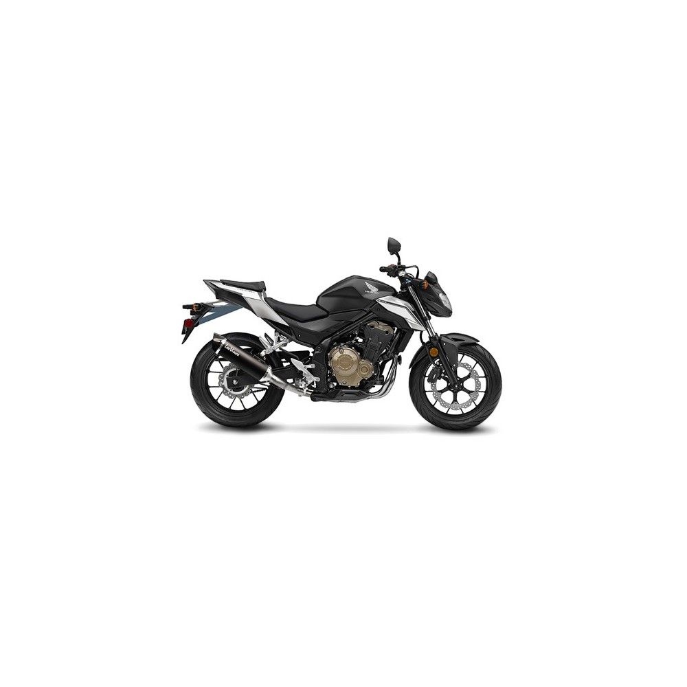 LEOVINCE HONDA CB 500 X / F / CBR 500 R / 2016 2018 NERO INOX pot d'échappement EURO 4 14050