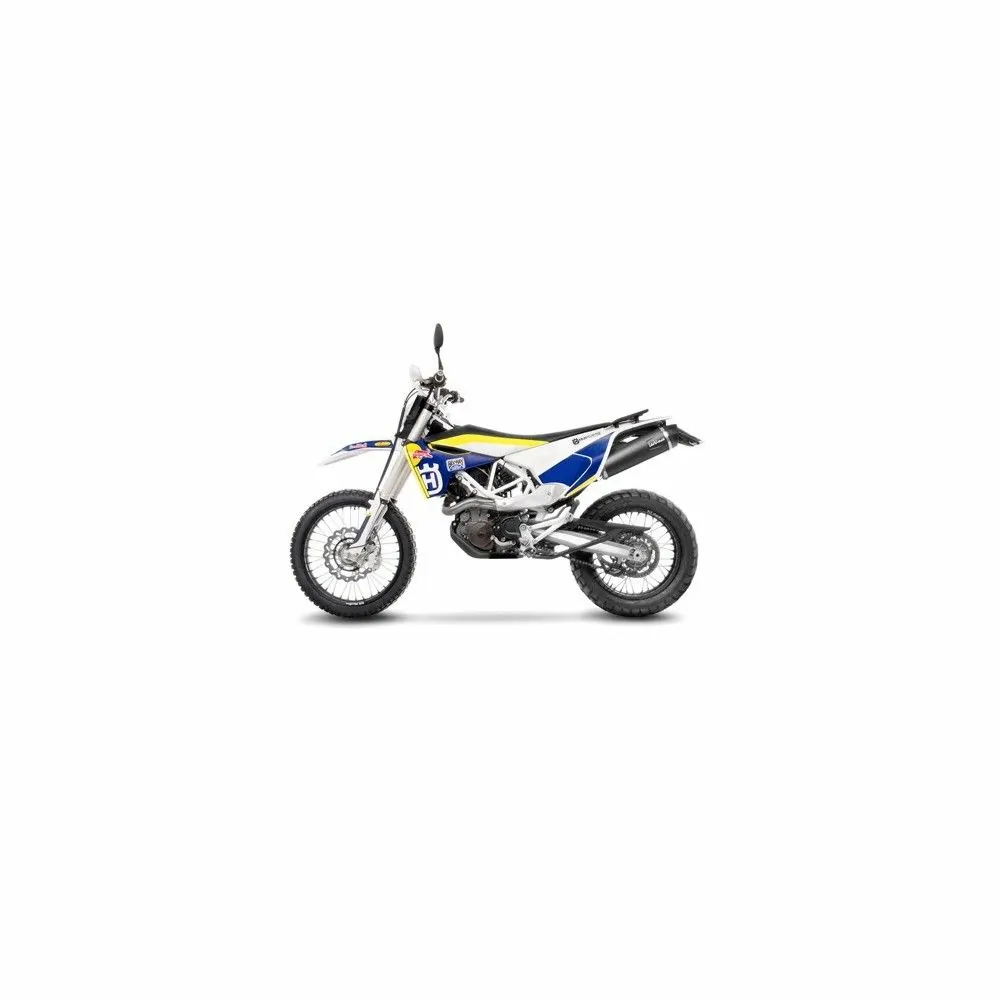 LEOVINCE HUSQVARNA 701 SUPERMOTO / ENDURO/ LR / 2017 2020 NERO INOX exhaust EURO 4 14066K