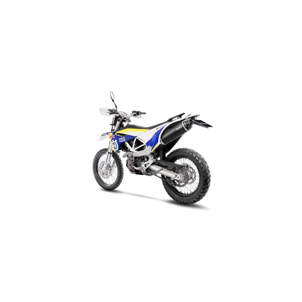 LEOVINCE HUSQVARNA 701 SUPERMOTO / ENDURO/ LR / 2017 2020 NERO INOX exhaust EURO 4 14066K