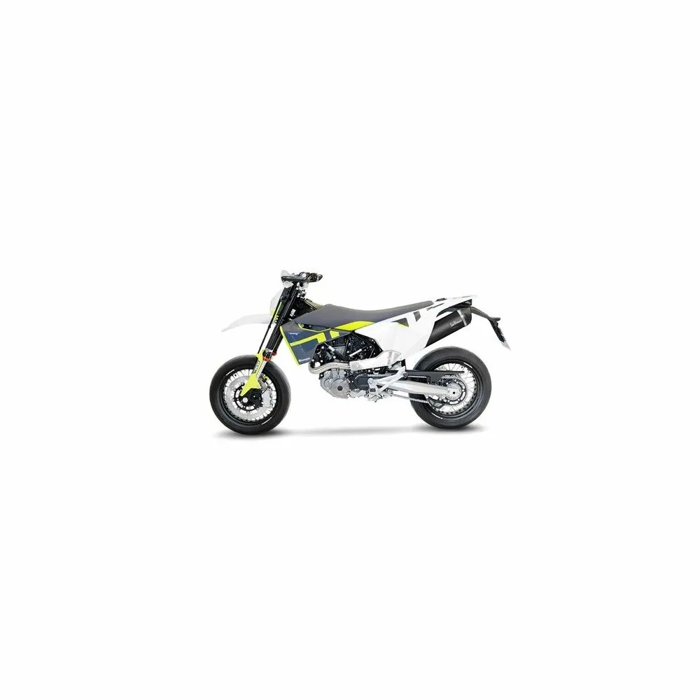 LEOVINCE HUSQVARNA 701 SUPERMOTO / ENDURO/ LR / 2021 2022 NERO INOX exhaust EURO 5 14074K