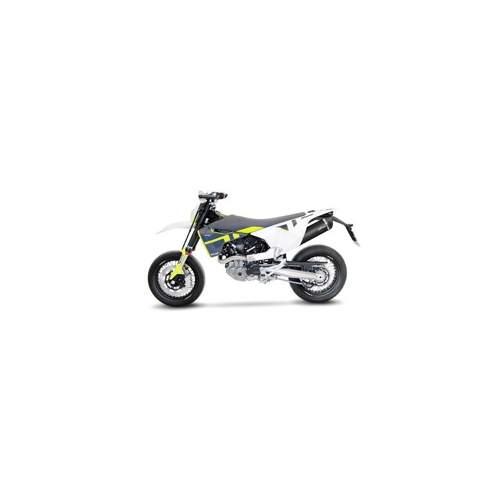 LEOVINCE HUSQVARNA 701 SUPERMOTO / ENDURO/ LR / 2021 2022 NERO INOX exhaust not approved 14074