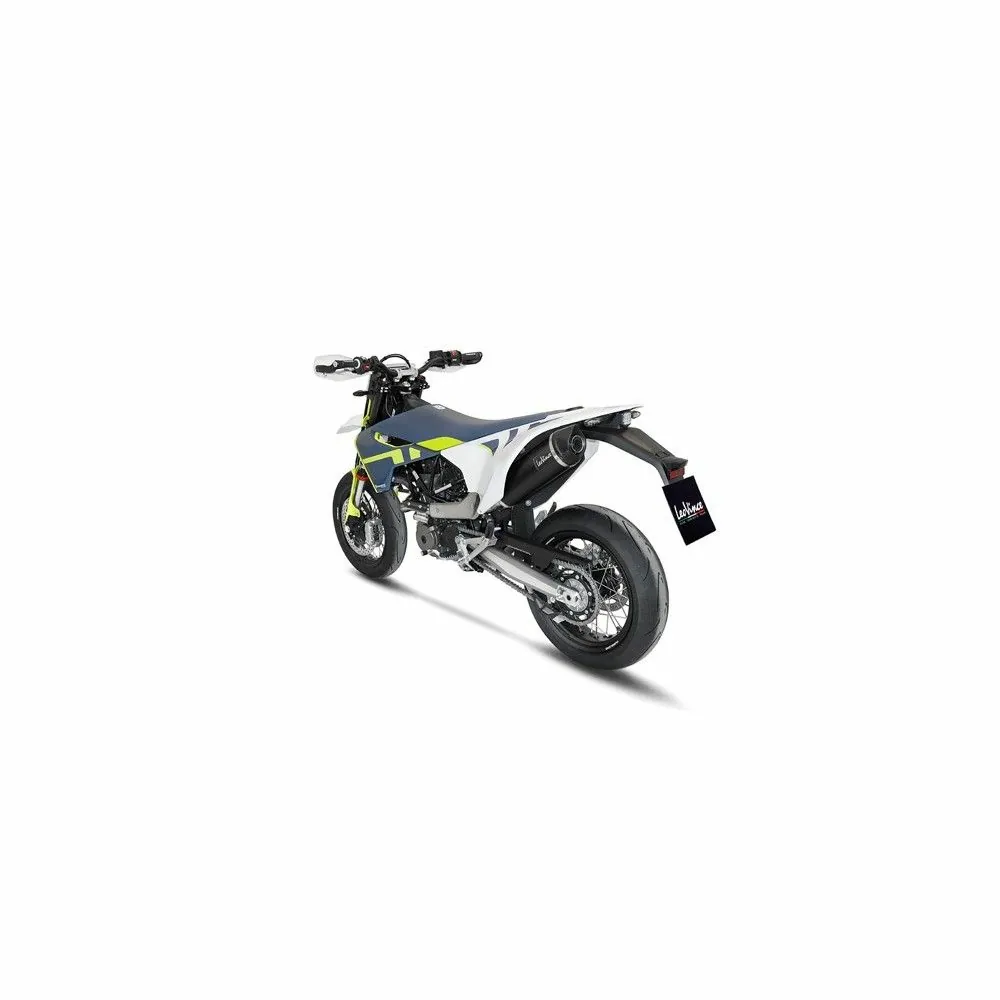 LEOVINCE HUSQVARNA 701 SUPERMOTO / ENDURO/ LR / 2021 2022 NERO INOX complete line EURO 5 14075K