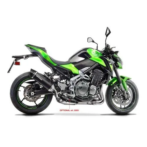 DESTOCK LEOVINCE KAWASAKI Z 900 / A2 / 2017 2022 NERO INOX pot d'échappement EURO 4 14039