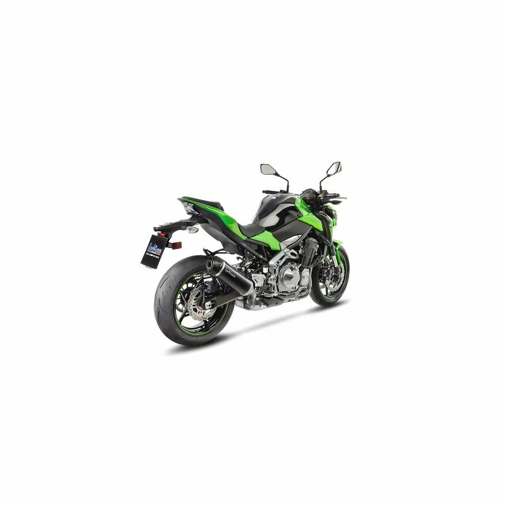 DESTOCK LEOVINCE KAWASAKI Z 900 / A2 / 2017 2022 NERO INOX pot d'échappement EURO 4 14039