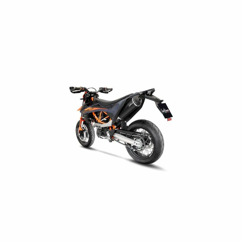 LEOVINCE KTM 690 SMC R / ENDURO R / 2021 2022 NERO INOX pot d'échappement NON HOM 14072