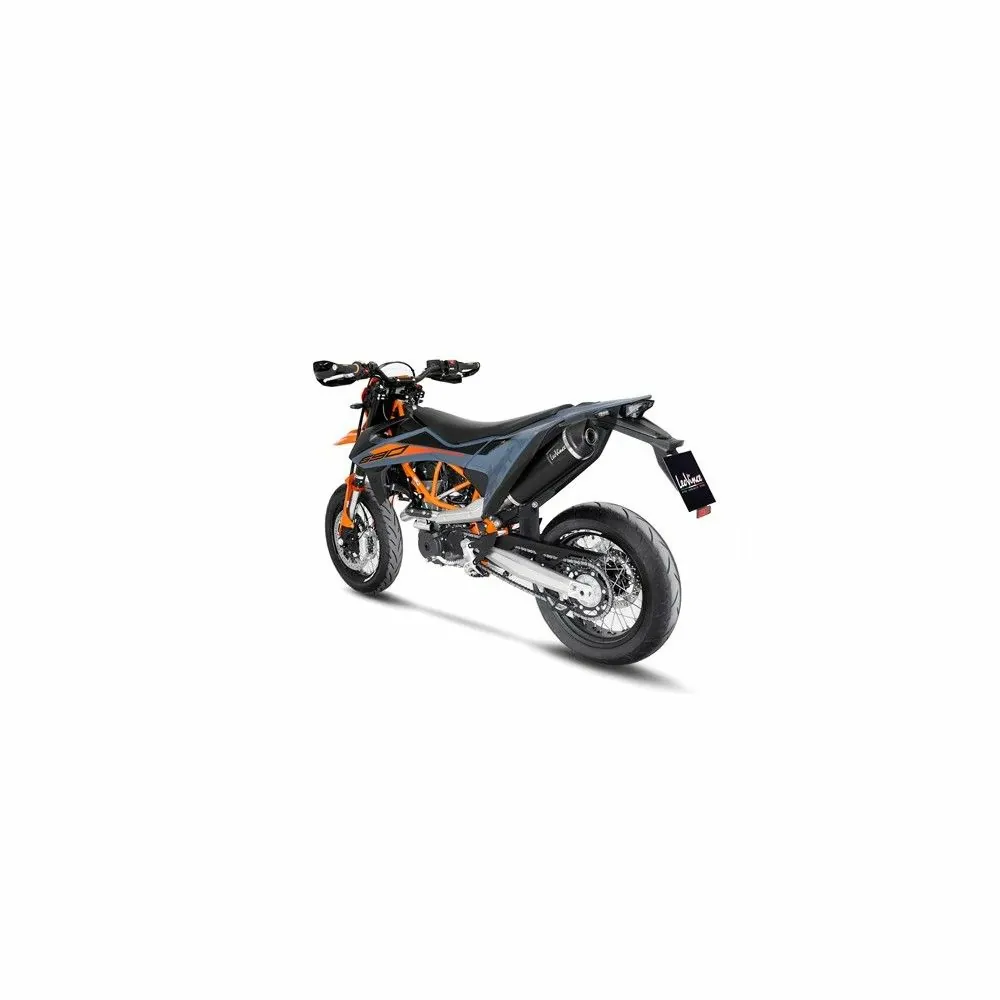 LEOVINCE KTM 690 SMC R / ENDURO R / 2021 2022 NERO INOX ligne complète EURO 5 14073K