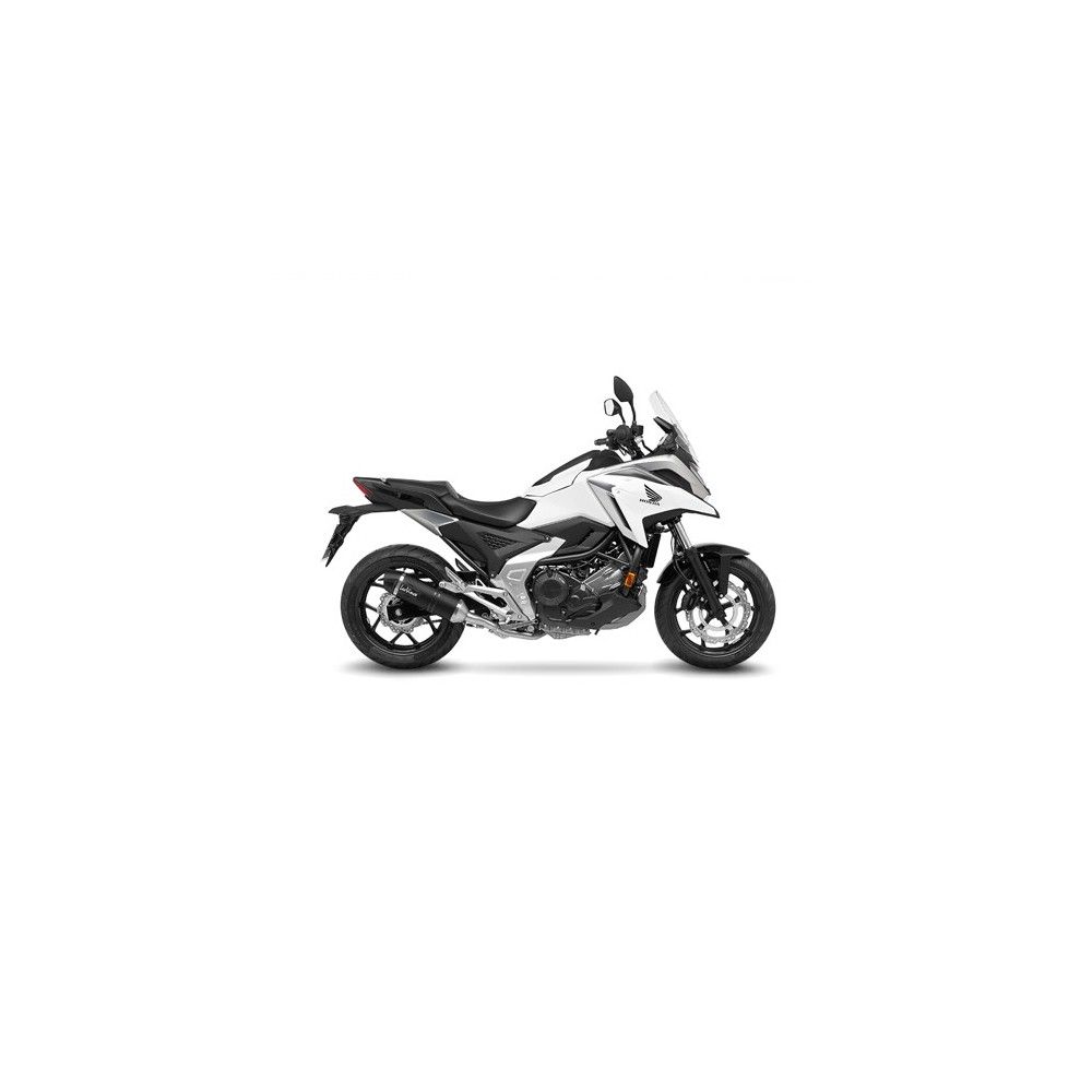 LEOVINCE HONDA NC 750 X / 2021 2022 LV ONE BLACK EVO INOX pot d'échappement EURO 5 14387EB