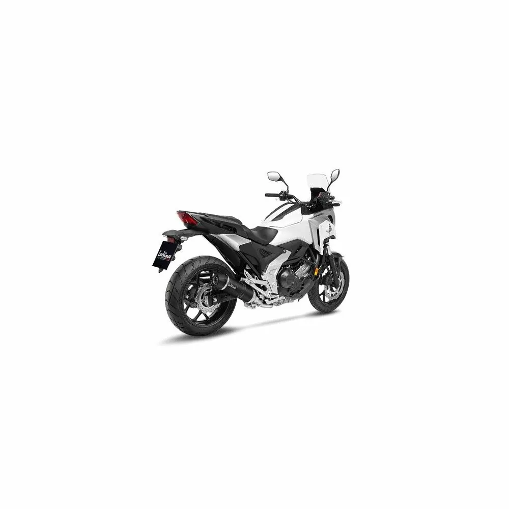 LEOVINCE HONDA NC 750 X / 2021 2022 LV ONE BLACK  EVO INOX silencer EURO 5 14387EB