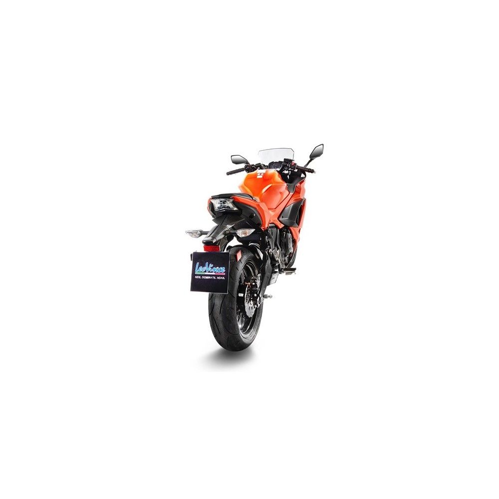 LEOVINCE KAWASAKI NINJA 650 / Z650 / 2017 2020 UNDERBODY INOX complete line not approved 14170