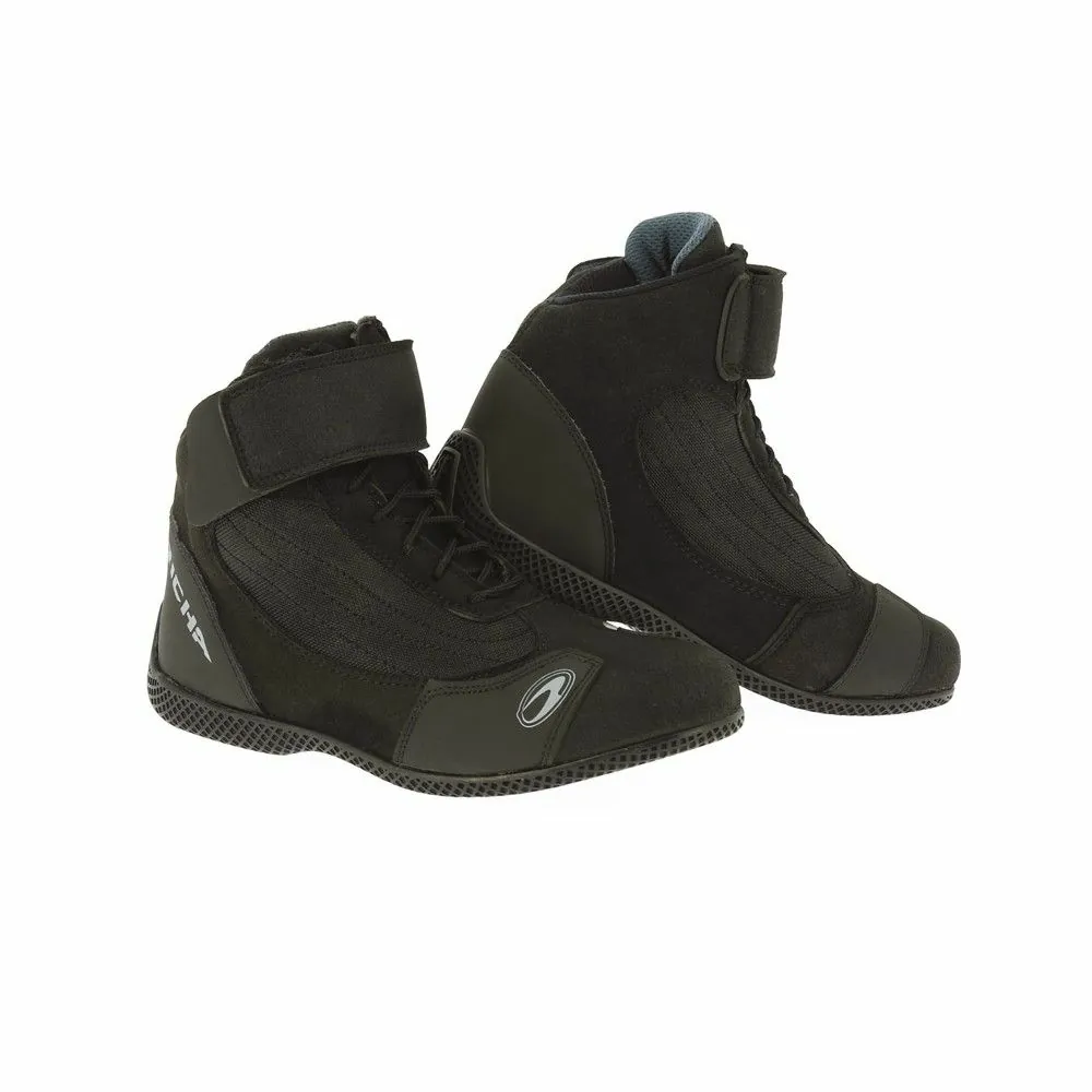 RICHA baskets moto scooter route sport été homme KART EVO noir