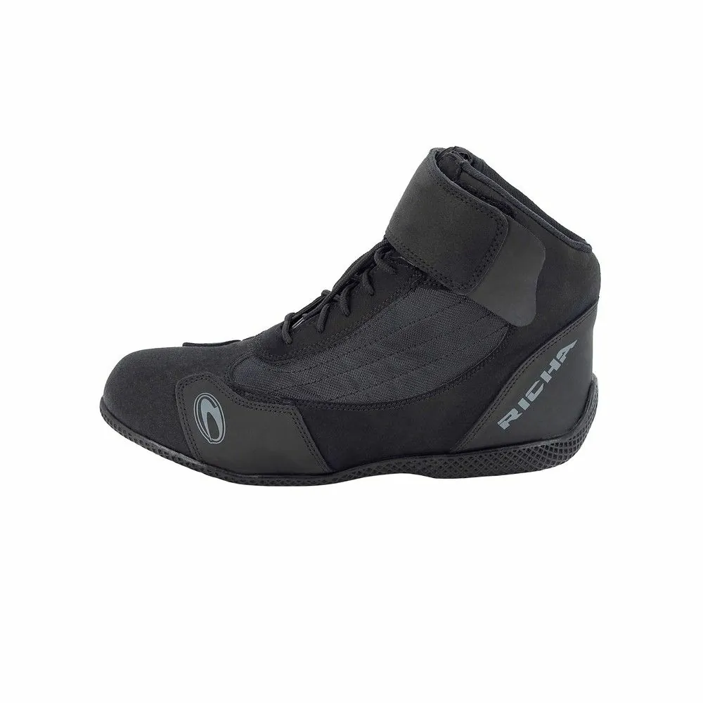 RICHA baskets moto scooter route sport été homme KART EVO noir