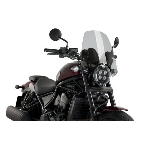 PUIG saute-vent NEW GENERATION Touring HONDA CMX 1100 REBEL / DCT / 2021 2026 - 20820