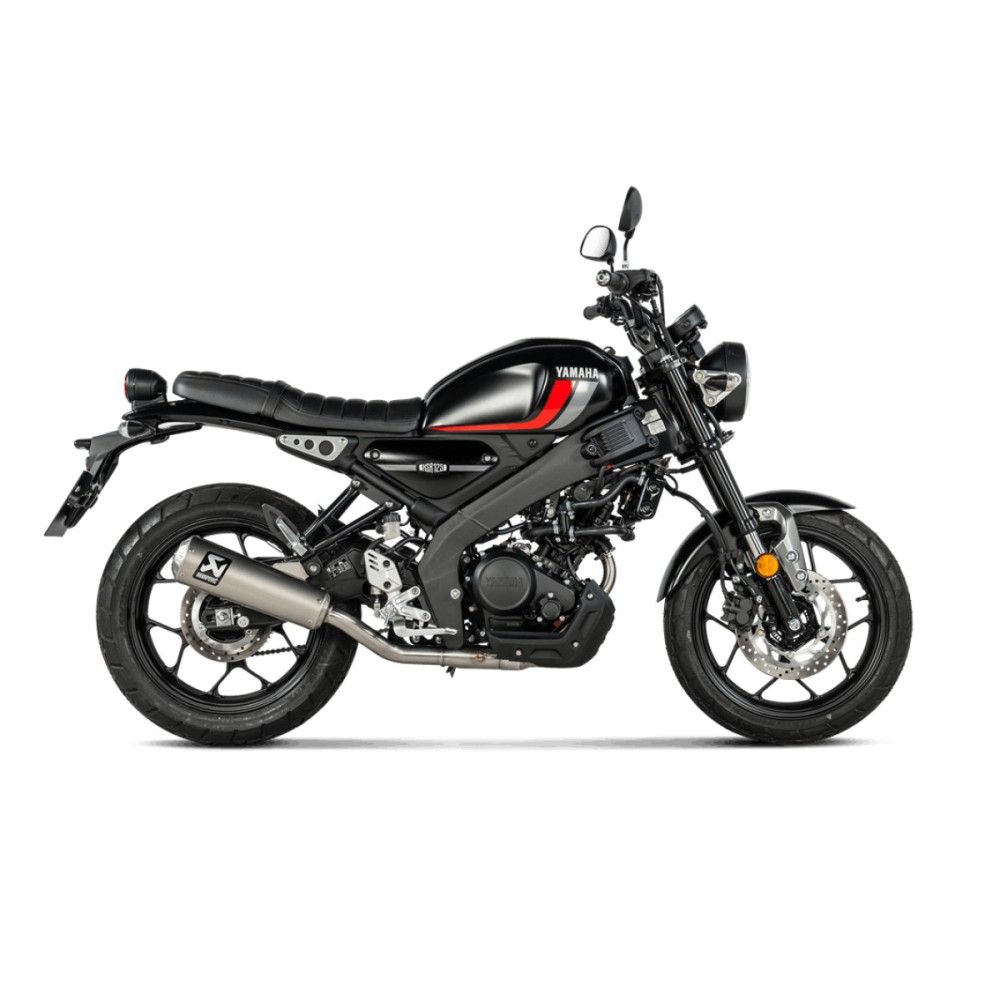 AKRAPOVIC YAMAHA XSR 125 / 2021 2022 ligne complète RACING en TITANE pot d'échappement HOM EURO5 1810-3051