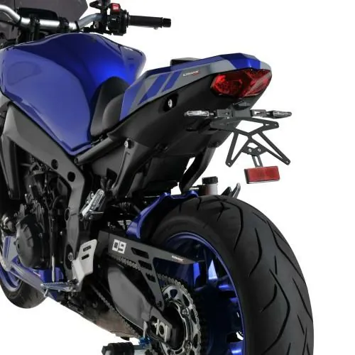 yamaha MT09 / SP 2021 2022 black aluminium SUP09EVO license plate holder + ALU frame