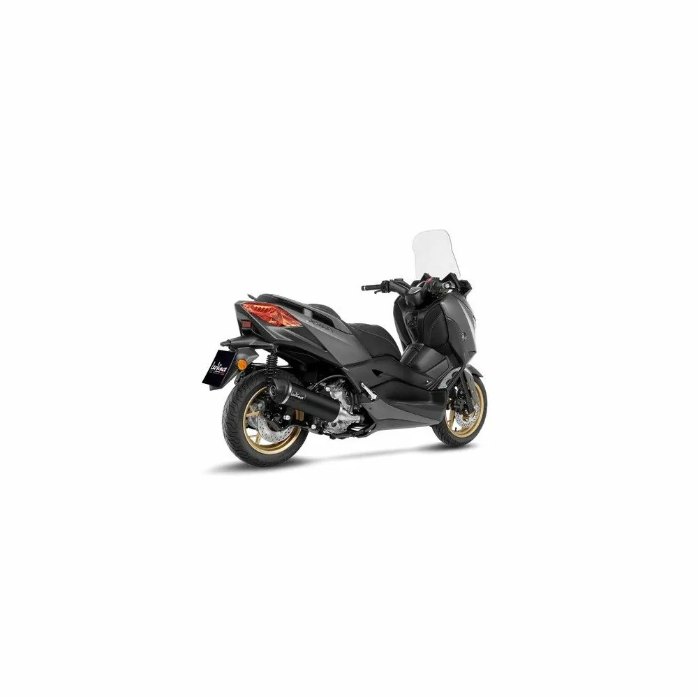 LEOVINCE YAMAHA X-MAX 300 / IRON MAX / 2021 2022 NERO INOX exhaust not approved 14077