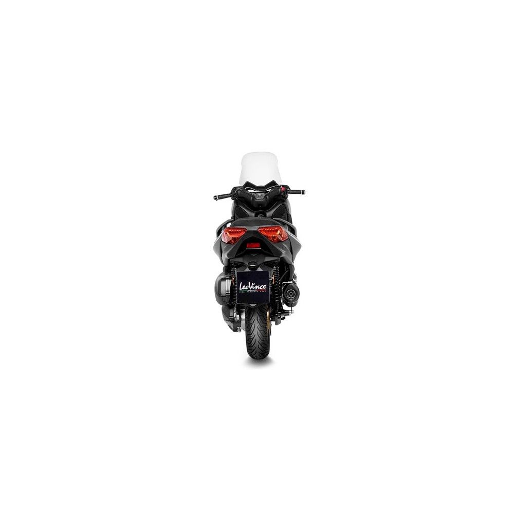 LEOVINCE YAMAHA X-MAX 300 / IRON MAX / 2021 2022 NERO INOX exhaust not approved 14077