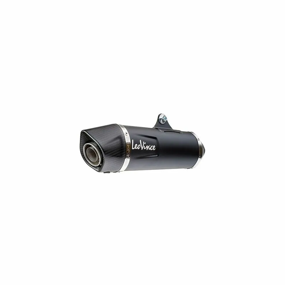 LEOVINCE YAMAHA X-MAX 300 / IRON MAX / 2021 2022 NERO INOX pot d'échappement NON HOM 14077
