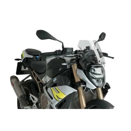PUIG windshield NEW GENERATION Sport (on bmw original support) BMW S 1000 R / M 1000 R / 2021 2024 - 20887