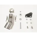 IXIL exhaust pipe RB KAWASAKI NINJA 400 / 500 / Z / HYBRID / 2018 2026 - CK7240RB - EURO 4