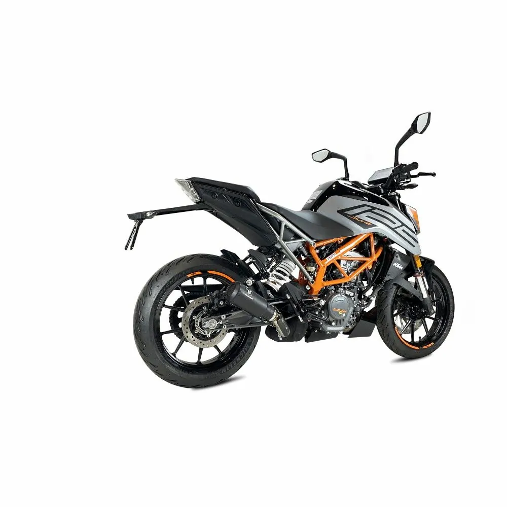 IXRACE KTM DUKE / RC / 125 / 390 / 2021 2024 MK2B BLACK Exhaust pipe AM3259SB - EURO5+