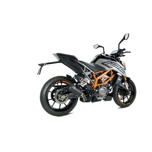 IXRACE KTM DUKE / RC / 125 / 390 / 2021 2024 MK2B BLACK Exhaust pipe AM3259SB - EURO5+