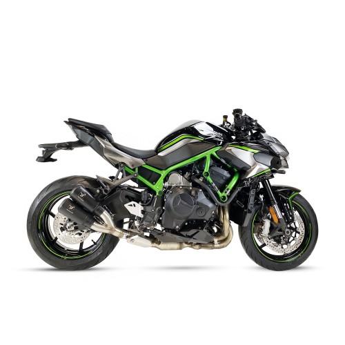 IXRACE KAWASAKI Z H2 / 2020 2026 MK2B BLACK Double Exhaust pipe AK7266SB NOT approved