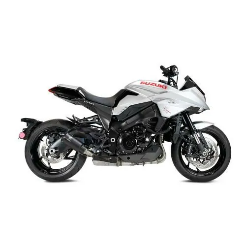 IXRACE SUZUKI GSX-S 1000 / GSX-F / KATANA / 2015 2020 Pot d'échappement pot MK2B BLACK AS8299SB - NON HOM