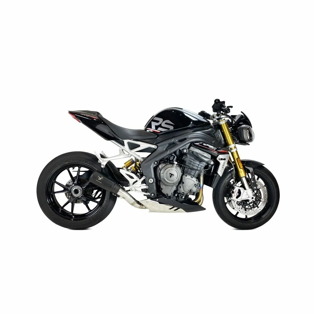 IXRACE TRIUMPH SPEED TRIPLE 1200 RS / 2020 2024 MK2B BLACK Exhaust pipe AT4270SB - NOT APP