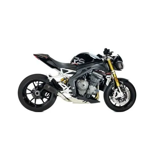 IXRACE TRIUMPH SPEED TRIPLE 1200 RS / 2020 2024 MK2B BLACK Exhaust pipe AT4270SB - NOT APP