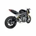 IXRACE TRIUMPH SPEED TRIPLE 1200 RS / 2020 2024 MK2B BLACK Exhaust pipe AT4270SB - NOT APP
