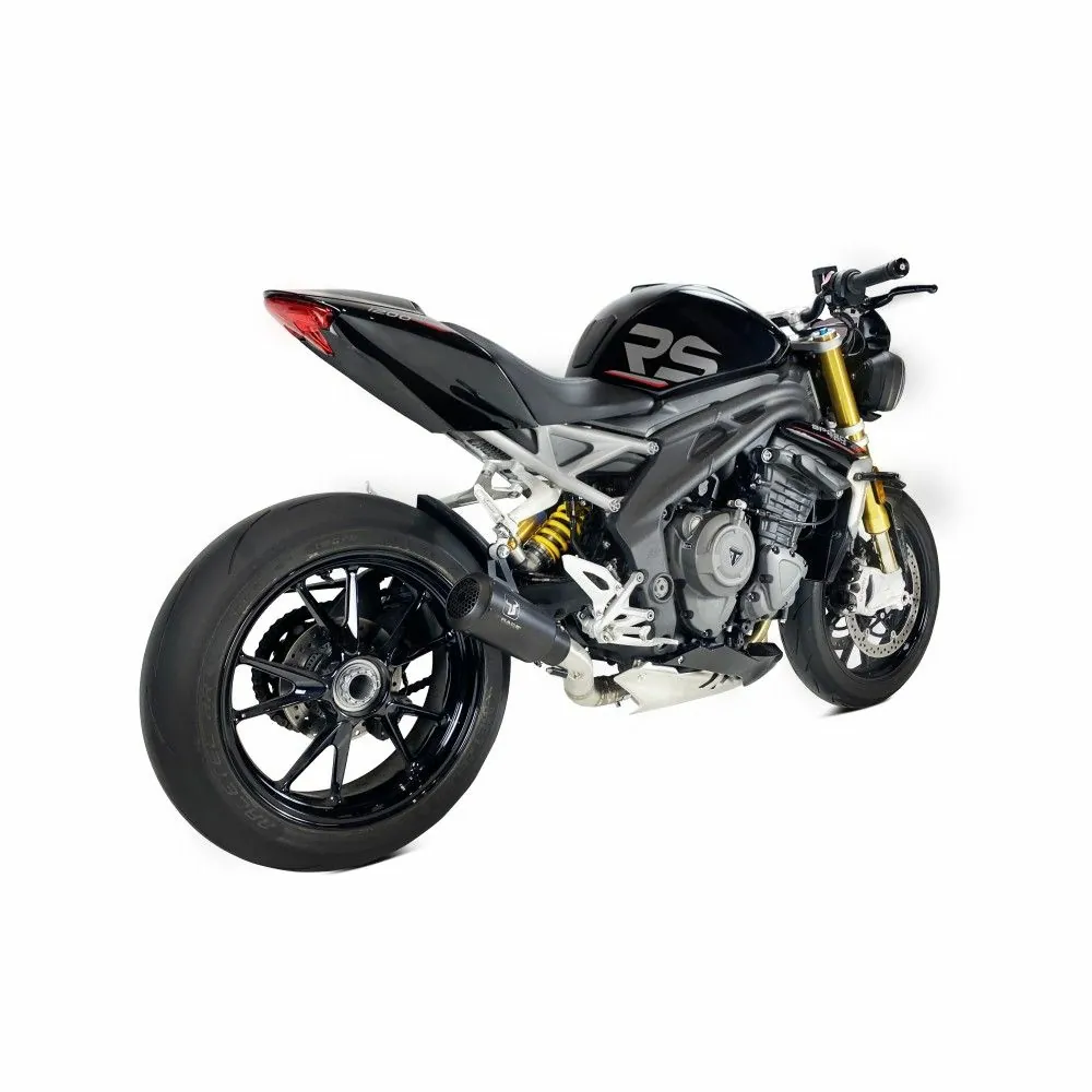 IXRACE TRIUMPH SPEED TRIPLE 1200 RS / 2020 2024 Pot d'échappement pot MK2B BLACK AT4270SB - NON HOM